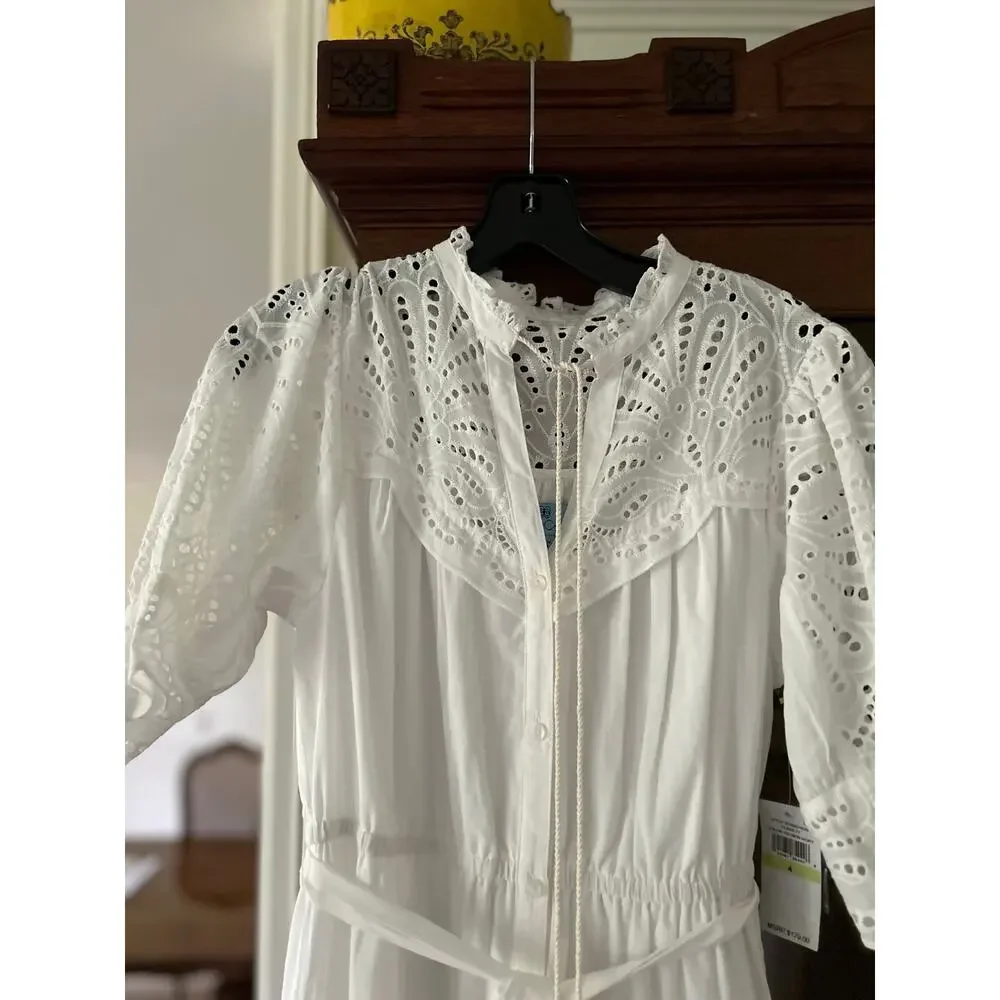 CeCe's White eyelet new with tag size 4 - Picture 2 of 7